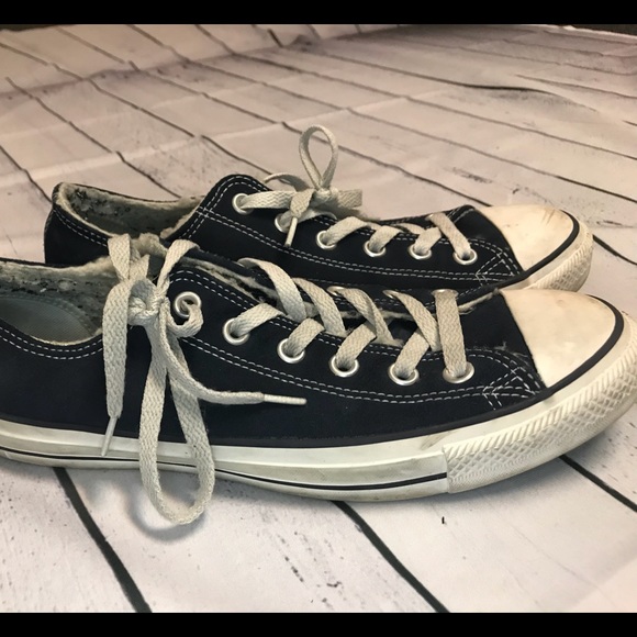 Converse Other - Men’s 8/Women’s 10/ Wool Lined Navy Converse Shoes